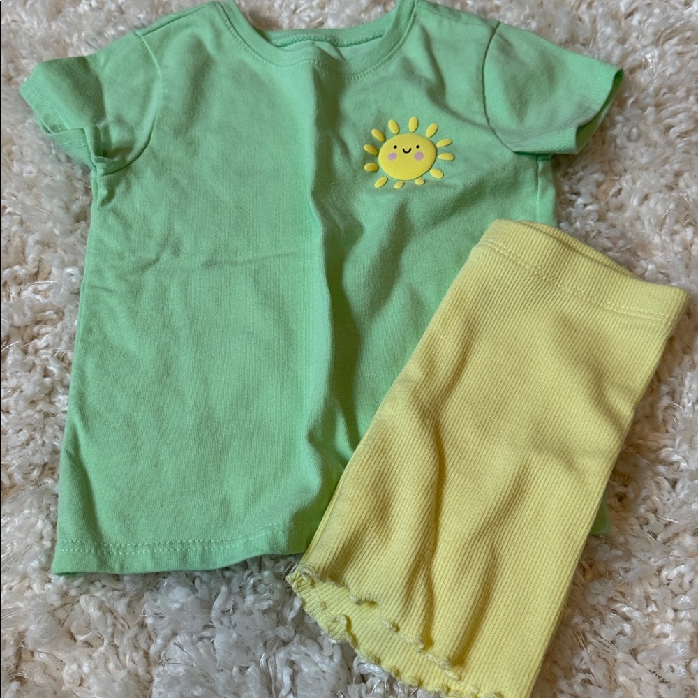 Garanimals Green and Yellow Kids Matching Set